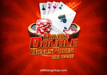 Double Double Bonus Poker 100 Hand tại w88